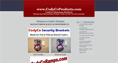 Desktop Screenshot of codycoproducts.com